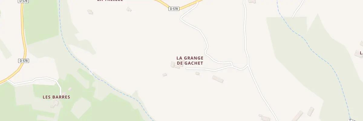 Plan du 176 Che de Gachet le Bas à Bozas