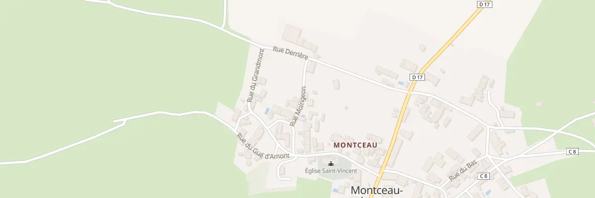 Plan du 11 Rue Moingeon à Montceau-et-Écharnant