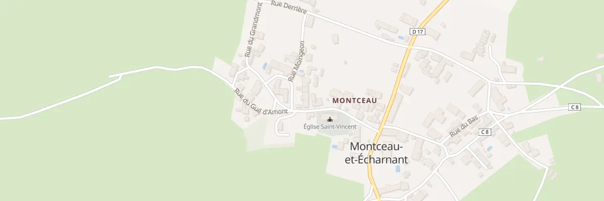 Plan du 18 Rue du Dessus de la Velle à Montceau-et-Écharnant