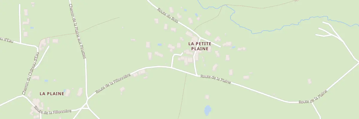 Plan du 68A Rte de la Fillonnière à Mornant