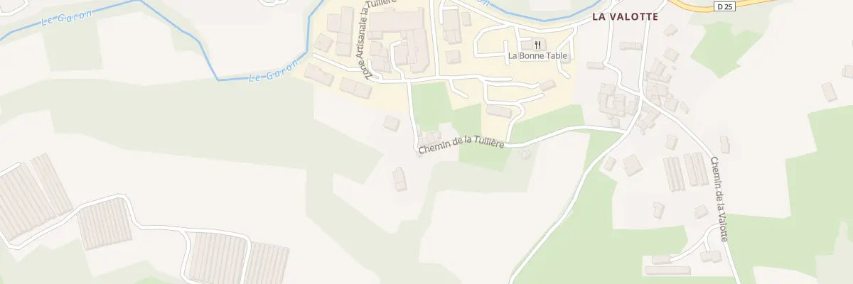 Plan du 246 Che de la Tuilière à Thurins