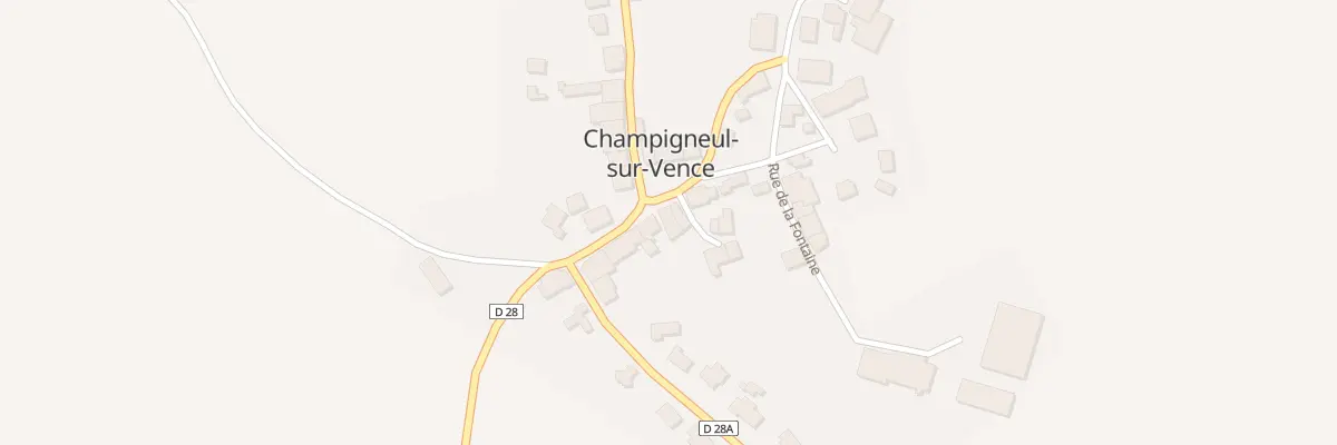 Plan du 2 Pl de l’Eglise à Champigneul-sur-Vence