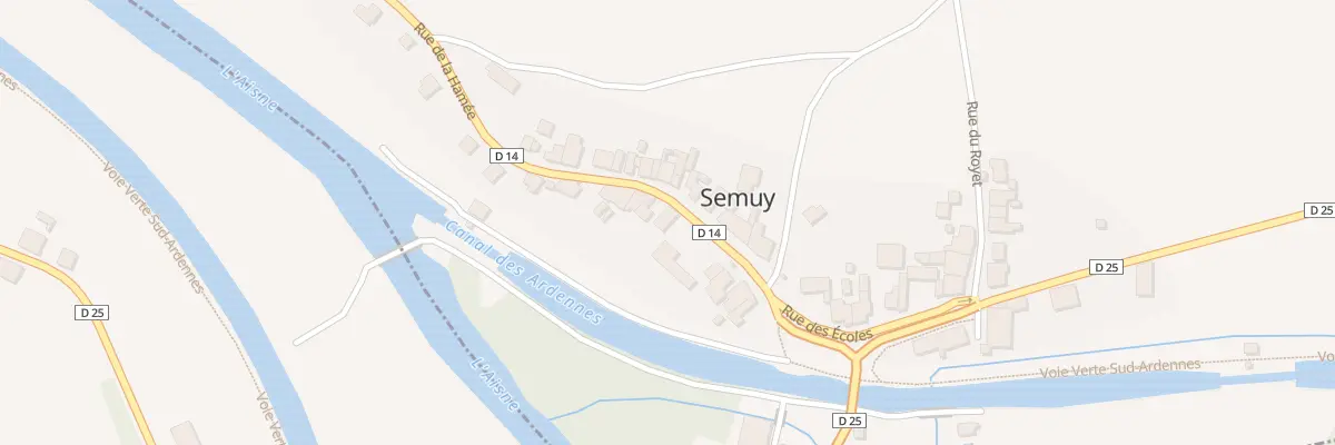Plan du 7 Rue de la Hamee à Semuy