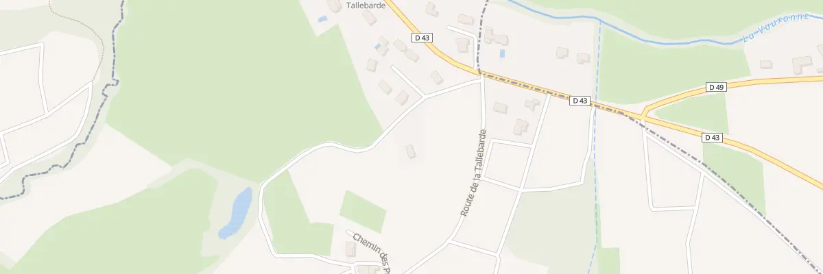 Plan du 71 Imp de la Tallebarde à Blacé