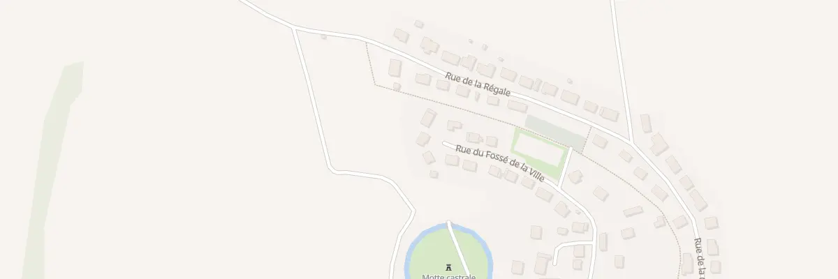 Plan du 122 Rue du Fosse de la Ville à Vauclerc