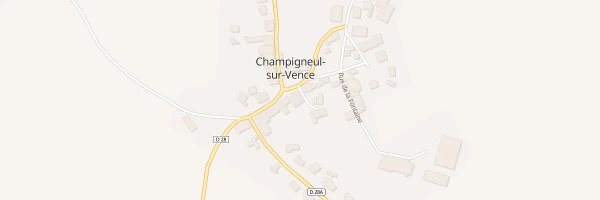 Plan du 2 Rue de l’Eglise à Champigneul-sur-Vence