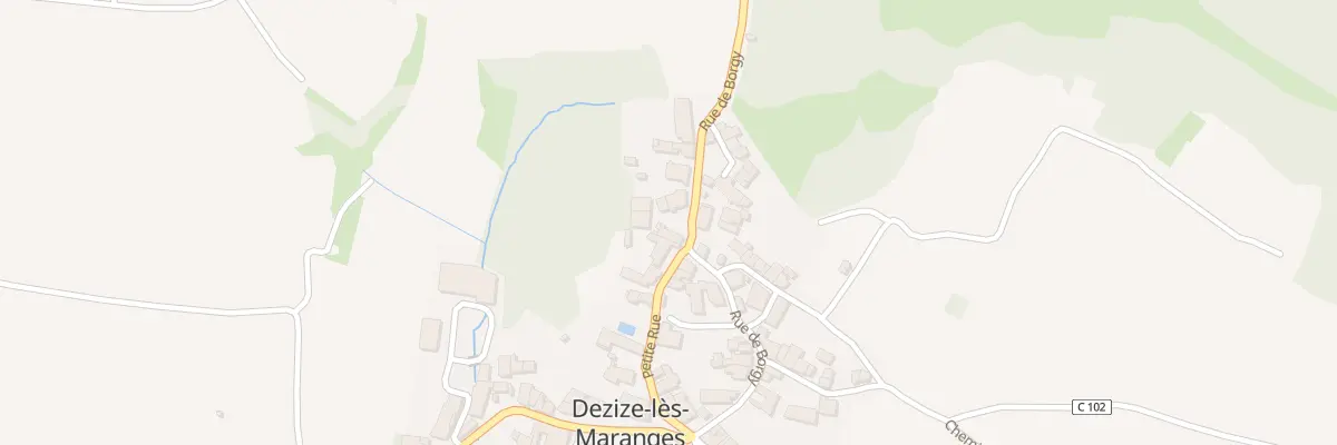 Plan du 15 Rue de Borgy à Dezize-lès-Maranges