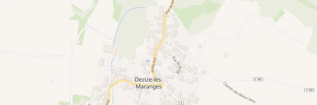 Plan du 4 Ptr Petite Rue à Dezize-lès-Maranges