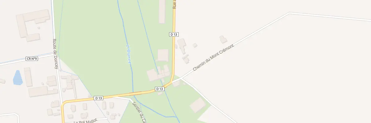 Plan du 12 Rue du Fourneau à Belan-sur-Ource