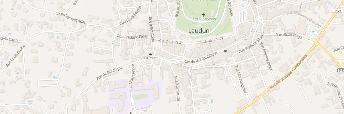 Plan du 11 Rue de la République à Laudun-l’Ardoise