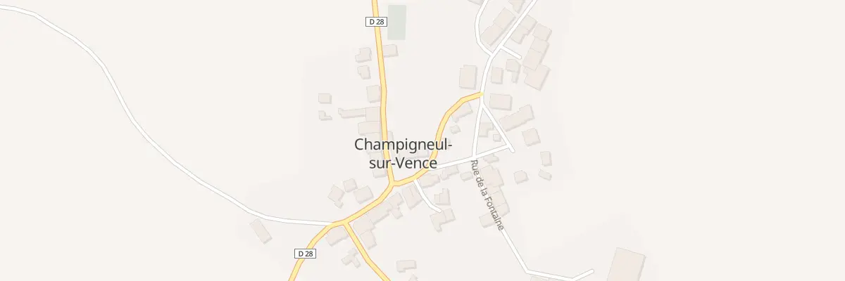 Plan du 5 Pl de l’Eglise à Champigneul-sur-Vence
