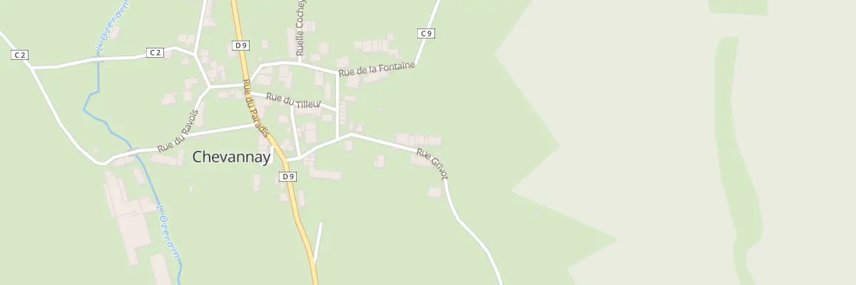 Plan du 5018A Le Village à Chevannay