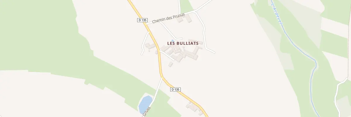 Plan du 35 Imp des Laurelles à Régnié-Durette