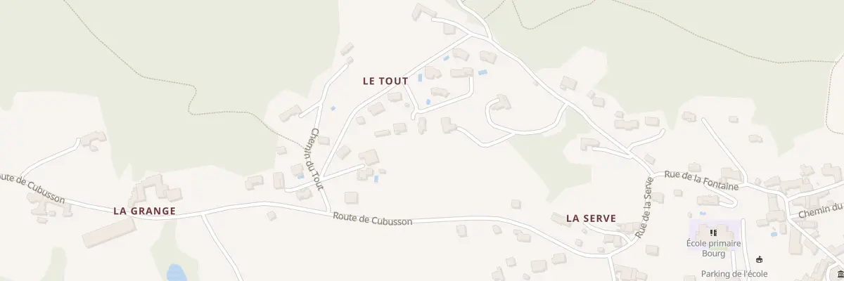 Plan du 483 Rue de la Serve à Véranne