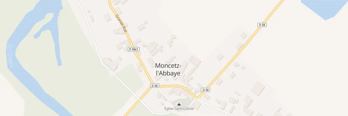 Plan du 4 Grande Rue à Moncetz-l’Abbaye