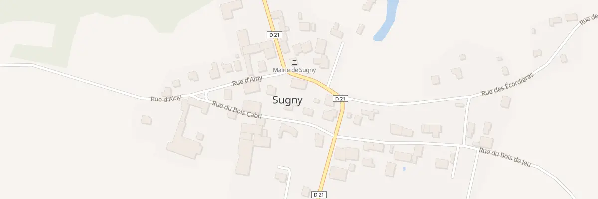 Plan du 4 Rue du Mont de Beauvoy à Sugny