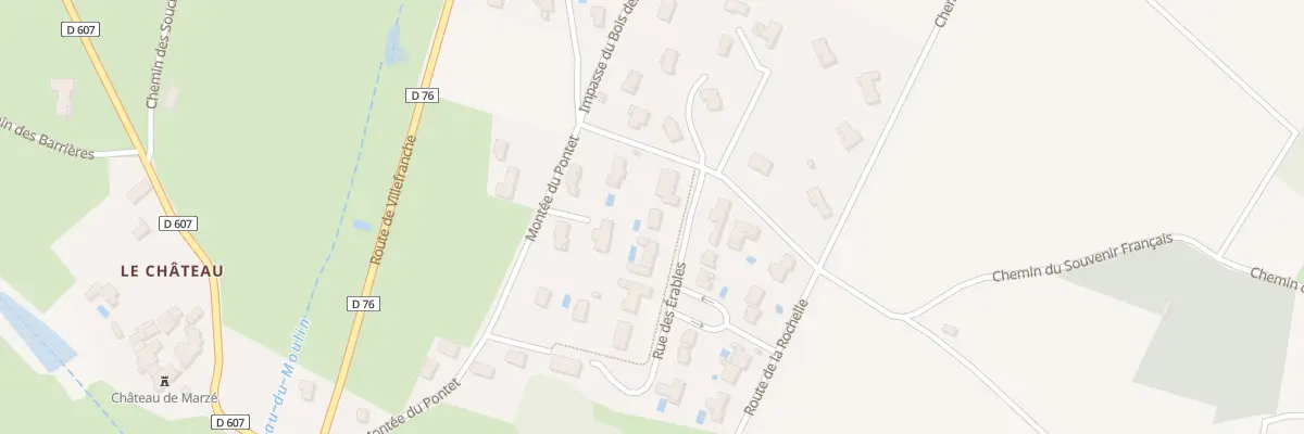 Plan du 34 Rue des Érables à Alix