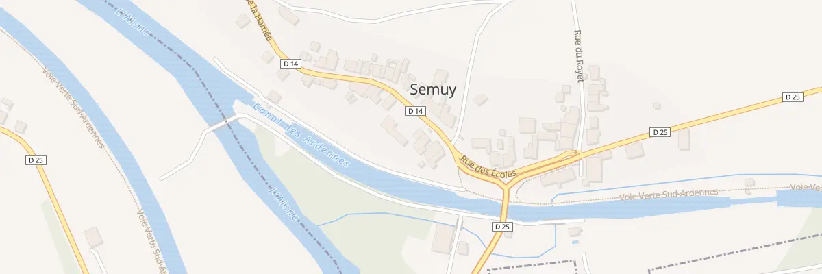 Plan du 5 Rue de la Hamee à Semuy