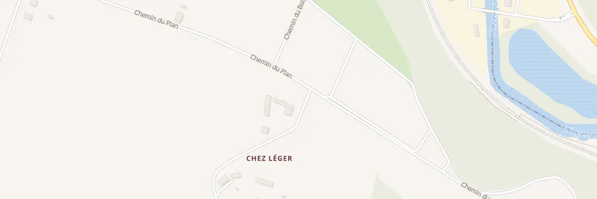 Plan du 32 Che de Chez Leger à Châtillon