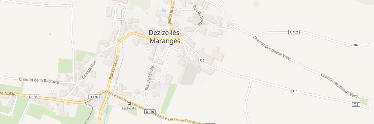 Plan du 8 Pl Saveron à Dezize-lès-Maranges