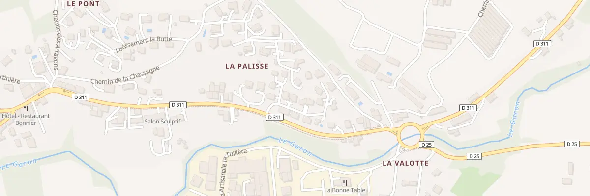 Plan du 68F Rte de la Vallée du Garon à Thurins
