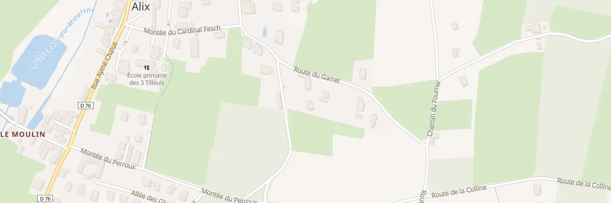 Plan du 67 Che du Petit Bois à Alix