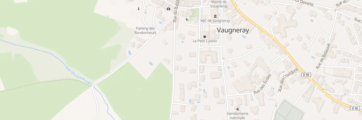 Plan du 17 Rue du Babillon à Vaugneray