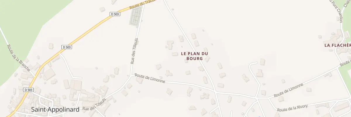 Plan du 168 Rte du Pontin à Saint-Appolinard