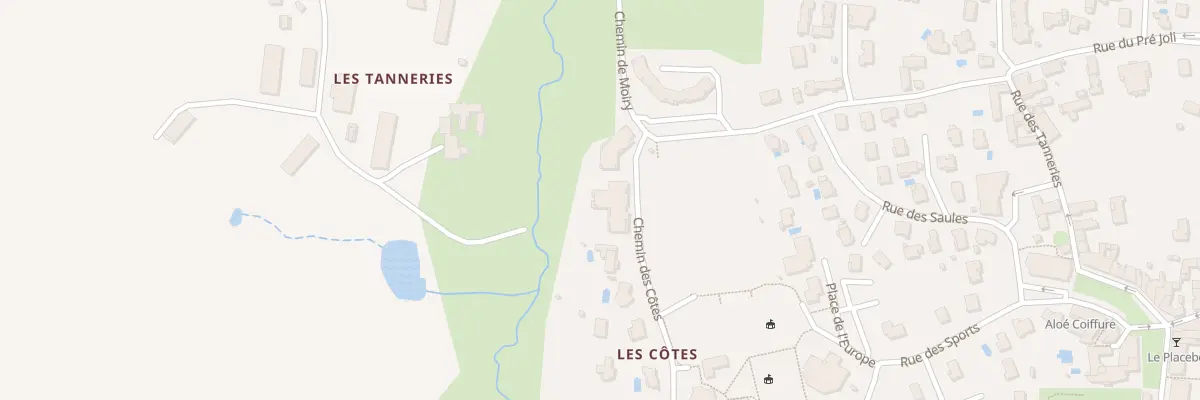 Plan du 42 Che des Côtes à Lentilly
