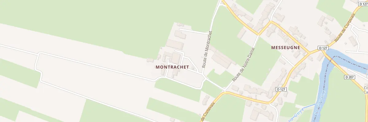 Plan du 5058 Montrachet à Savigny-sur-Grosne