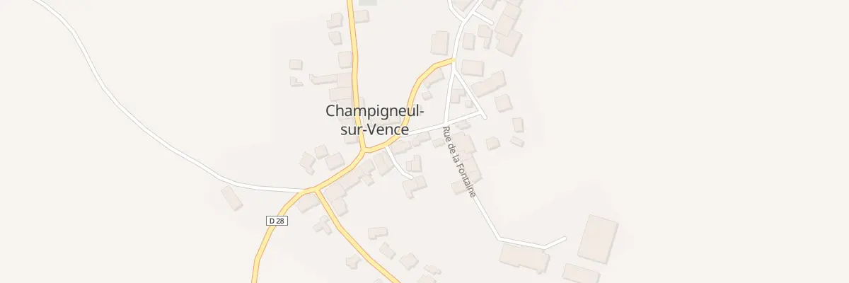 Plan du 2 Rue Codan à Champigneul-sur-Vence