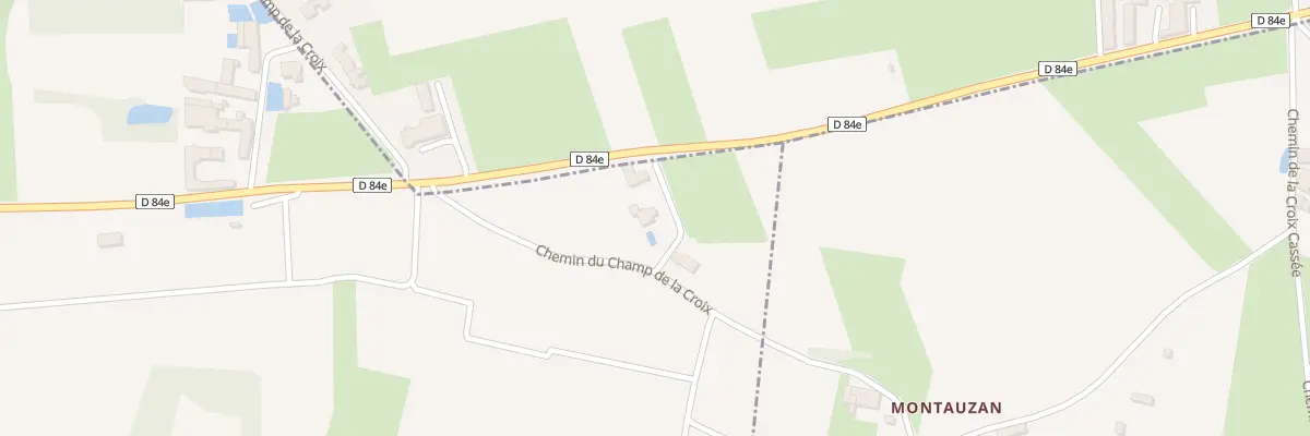 Plan du 1041 Rte du Champ de la Croix à Lacenas