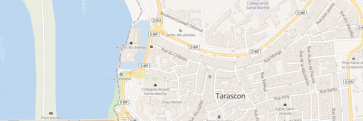 Plan du 16 Rue du Château à Tarascon