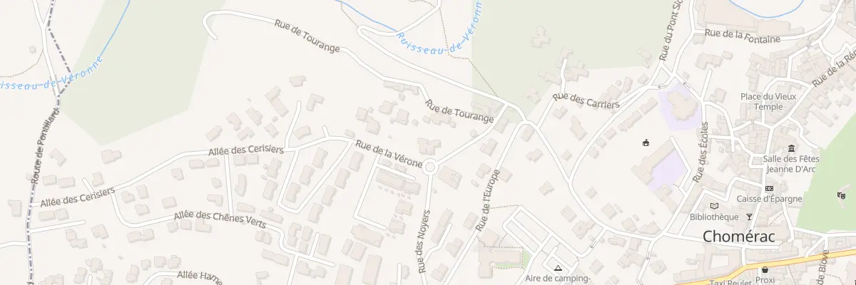 Plan du 5832 Rue de la Vérone à Chomérac