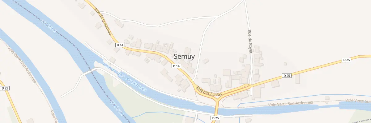 Plan du 6 Rue de la Hamee à Semuy