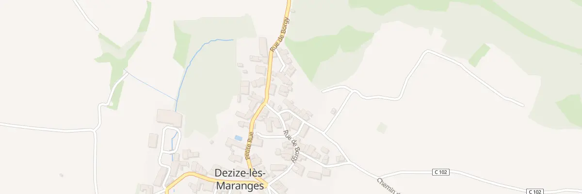 Plan du 1 Rue du Four Banal à Dezize-lès-Maranges