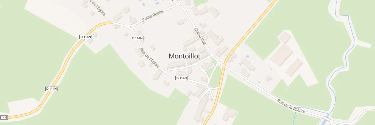 Plan du 12 Rue des Guénotiers à Montoillot
