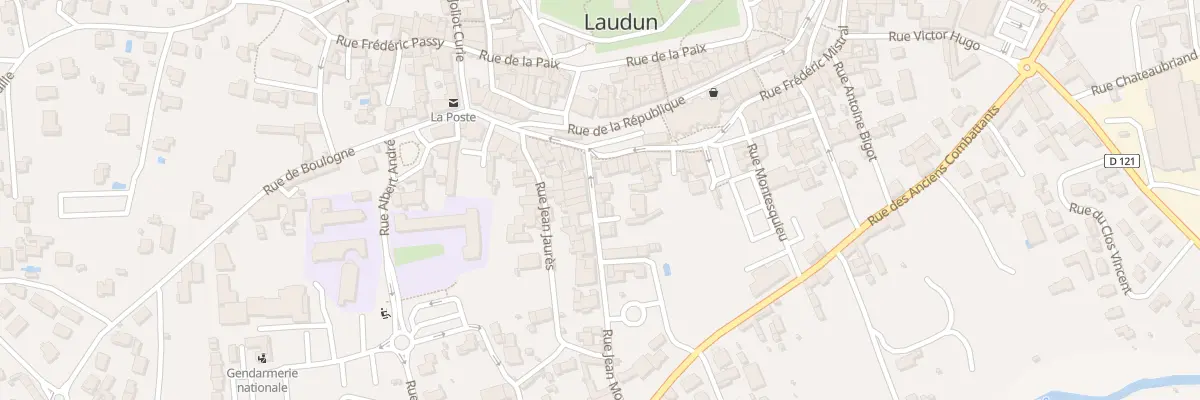 Plan du 27 Rue Jean Moulin à Laudun-l’Ardoise