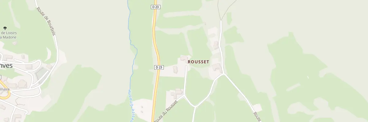 Plan du 5157 Rousset à Cenves