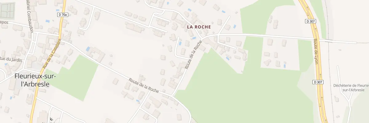 Plan du 445 Rte de la Roche à Fleurieux-sur-l’Arbresle