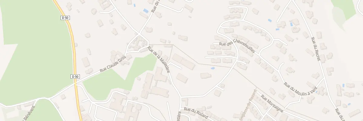 Plan du 16B Rue de la Maletière à Vaugneray