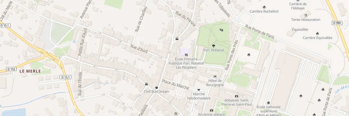 Plan du 6 Rue de l’Abbatiale à Cluny