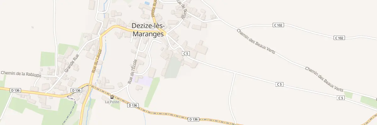 Plan du 4 Rue des Maranges à Dezize-lès-Maranges
