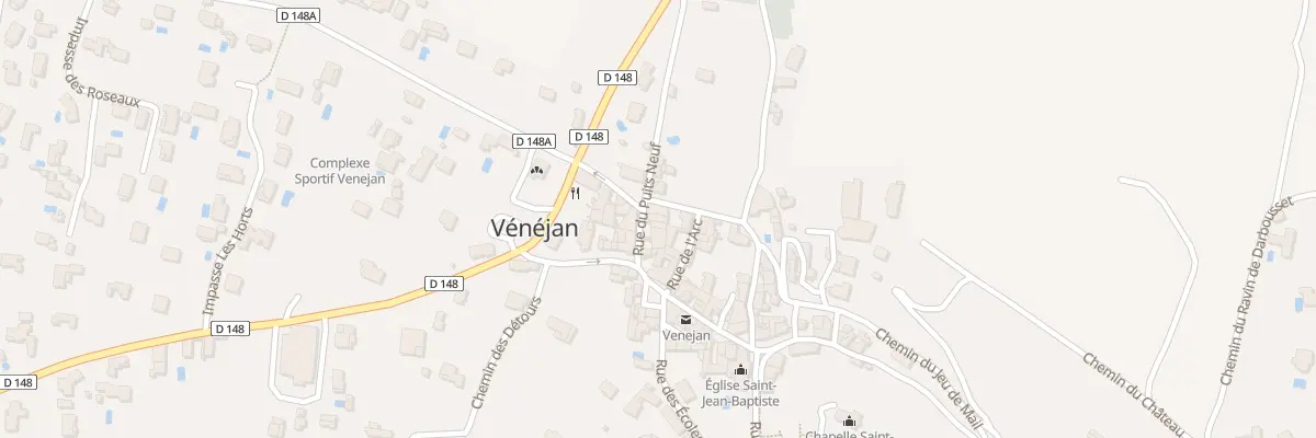 Plan du 34 Rue du Puits Neuf à Vénéjan