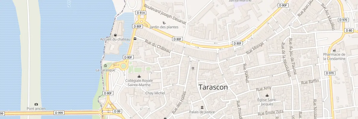 Plan du 1 Rue de la Poissonnerie à Tarascon