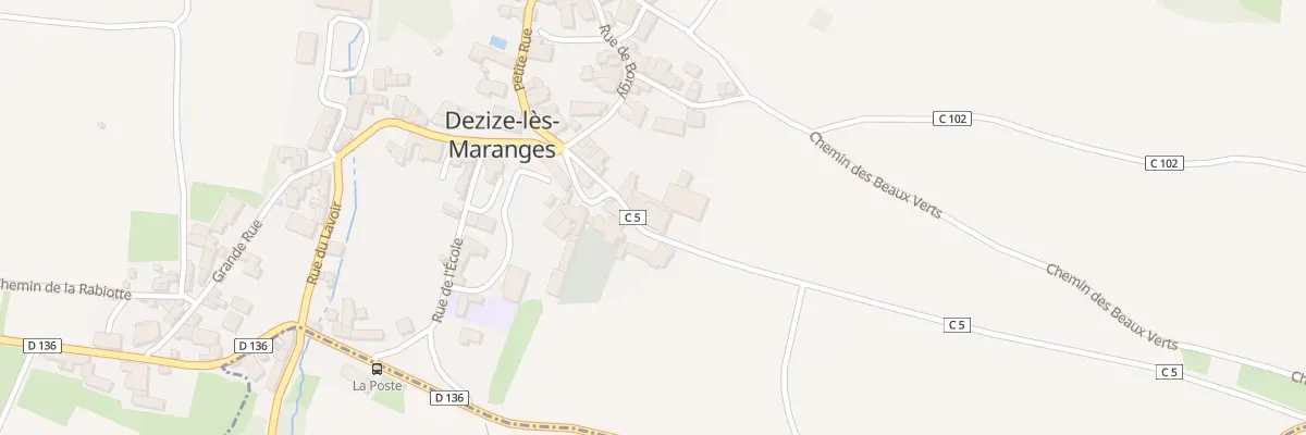 Plan du 7 Rue des Maranges à Dezize-lès-Maranges