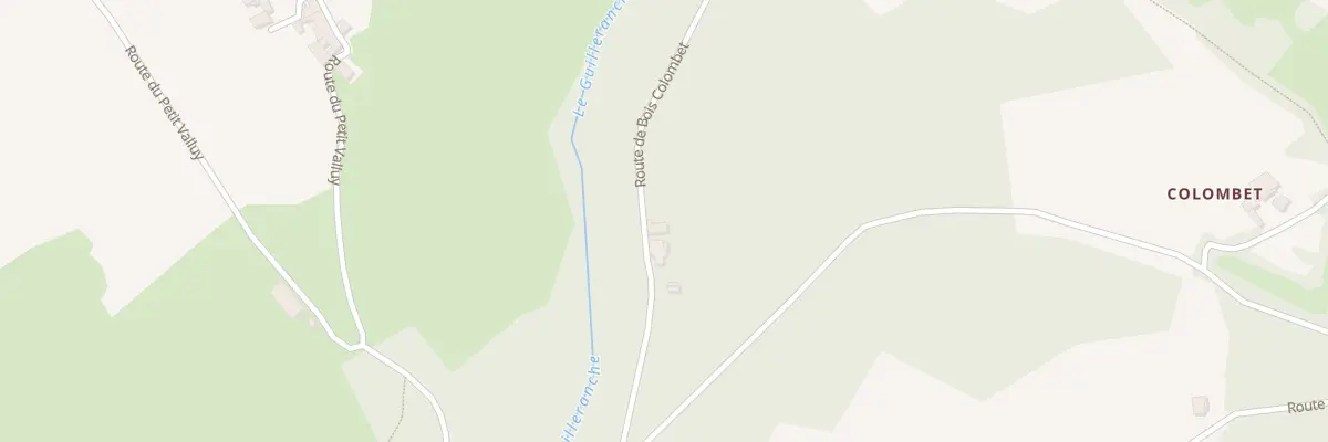 Plan du 335 Rte de Bois Colombet à Pavezin