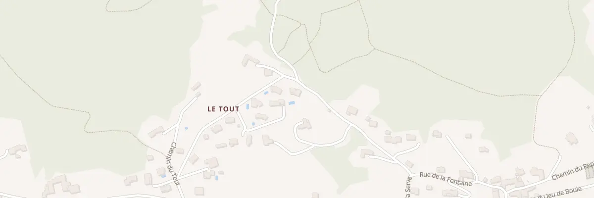 Plan du 393 Rue de la Serve à Véranne