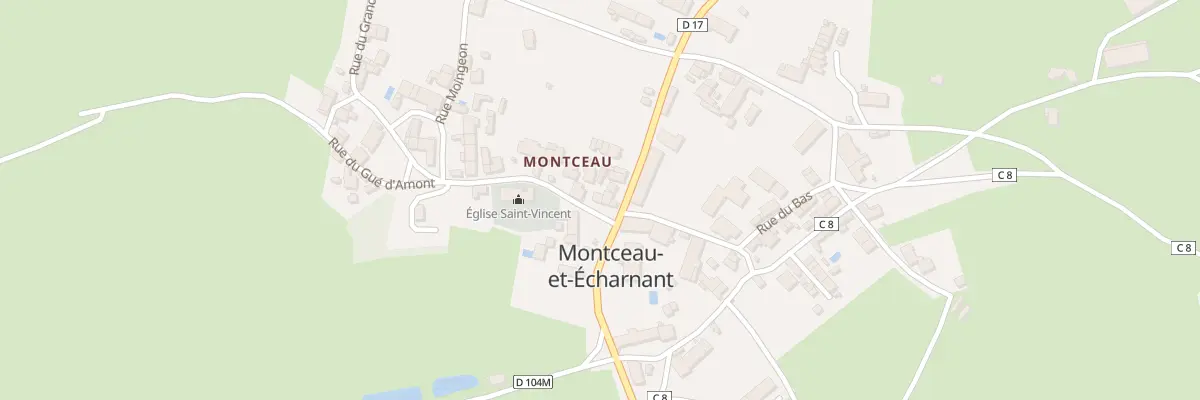 Plan du 6 Rue du Dessus de la Velle à Montceau-et-Écharnant