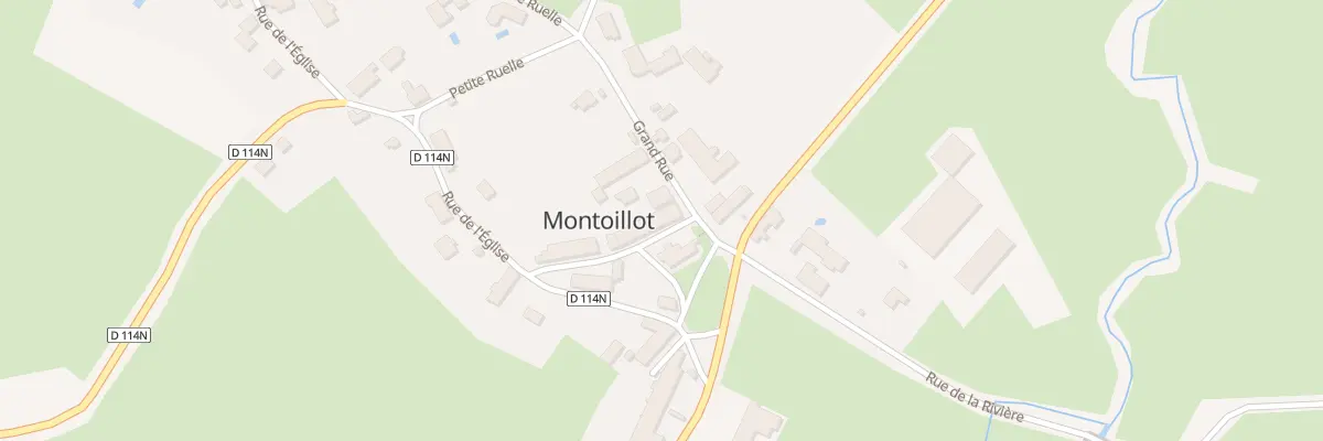 Plan du 4 Rue des Guénotiers à Montoillot